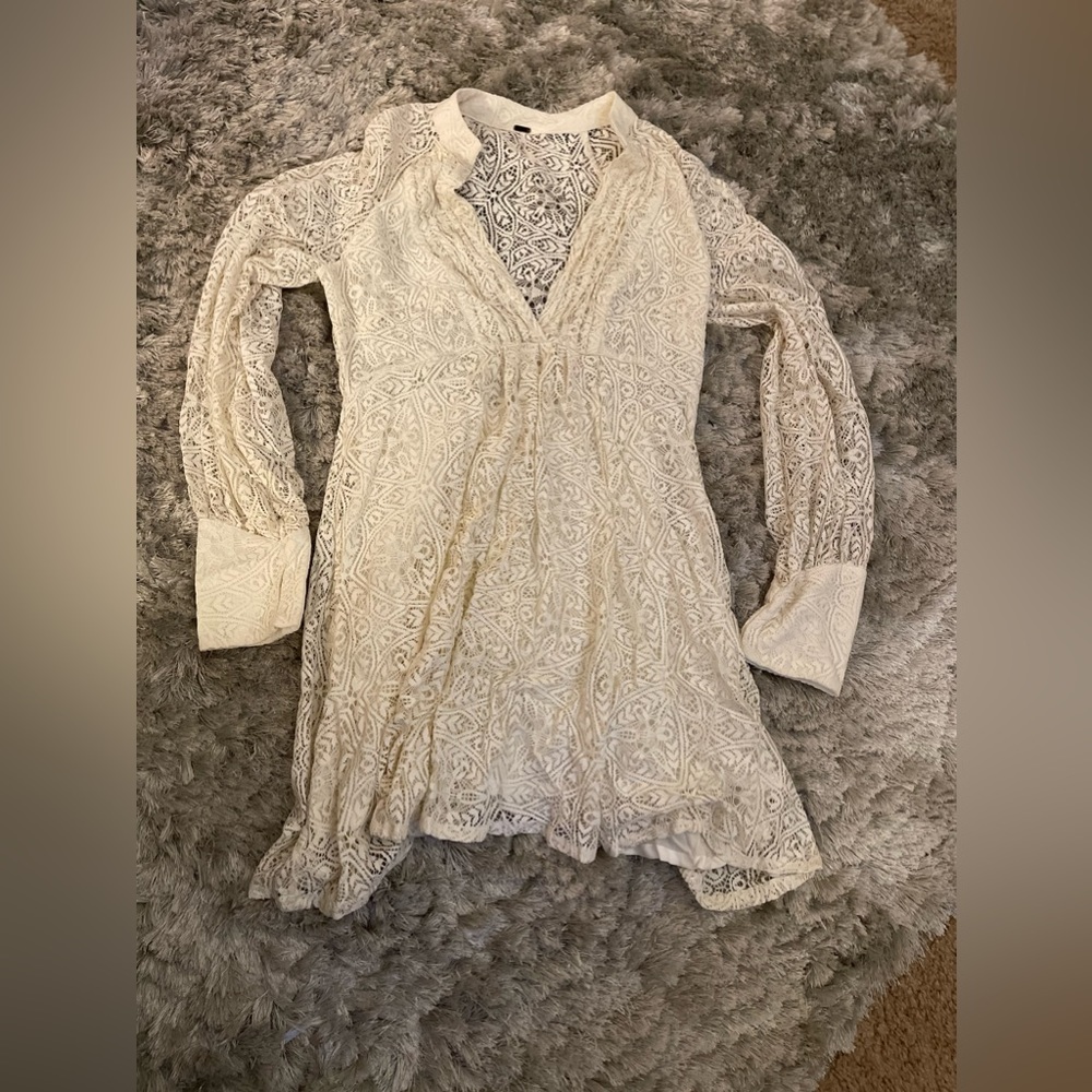 Free people lace dress Sz 4
